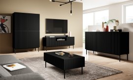 Dnevni boravak i spavaća soba Nicole - crna