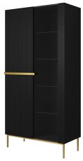 Vitrina Nicole 100 2D - crna