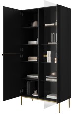 Vitrina Nicole 100 2D - crna