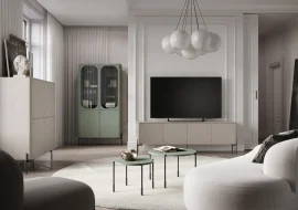 Dnevni boravak i spavaća soba Sonatia - kašmir