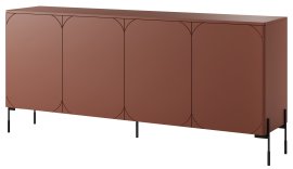 Komoda Sonatia 200 4D - burgundska crvena