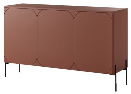 Komoda Sonatia 150 3D - burgundska crvena