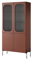 Vitrina Sonatia 100 4D - burgundsko rdeča