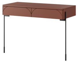 Zidni toaletni stolić za šminkanje Sonatia 100 2SZ - burgundski crveni