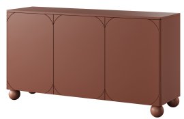 Komoda Sonatia 150 II 3D - burgundska crvena
