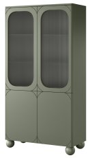 Vitrina Sonatia II 100 4D - maslinasto zelena