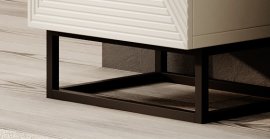 Metalni okvir za dnevni boravak i spavaću sobu Asha - kašmir