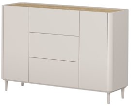 Komoda Elivo 150 2D3SZ s nogicama - kašmir/nauljeni hrast
