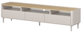 TV komoda Elivo 200 1K2SZ s nogicama - kašmir/nauljeni hrast