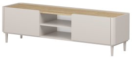 TV komoda Elivo 170 1K1SZ s nogicama - kašmir/nauljeni hrast