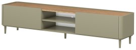 TV komoda Elivo 220 1K1SZ s nogicama - eukaliptus/baltski dune hrast