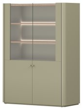 Vitrina Elivo 100 2D - eukaliptus/baltski dune hrast