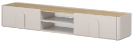 TV komoda Amilio 220 1K1SZ - kašmir/hrast nauljeni/ručke kašmir