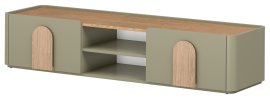 TV komoda Amilio 170 1K1SZ - eukaliptus/hrast baltic dune/ručke hrast prirodni