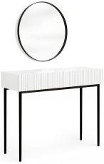 Toaletni stolić s ogledalom Nicole 60 cm - bijela
