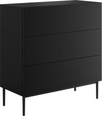 Komoda Nicole 100 cm - crna