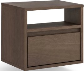 Zidna noćna komodica Zolia - elegantni orah