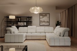 Kutna garnitura u obliku slova U Magnelio Prestige