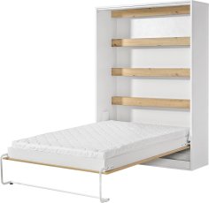 Uspravni krevet u ormaru Perfect 140x200 cm - hrast