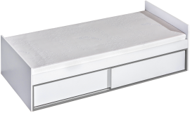 Dječji krevet Trafiko 13 - 90x200 cm - bijela/siva