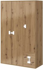 Garderobni ormar Index 04 – artisan hrast sjaj