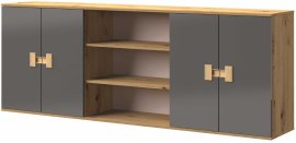 Nadogradnja za vertikalni krevet u ormaru Index 21 - siva sjaj/artisan hrast