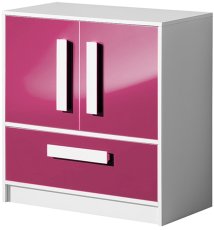 Niska komoda Guliver 08 – ružičasta