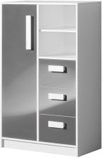 Visoka komoda Guliver 05 - siva