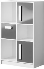 Visoka komoda Guliver 07 - siva