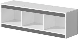 Polica Guliver 10 - siva