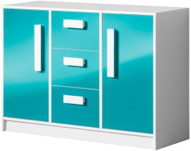Komoda Guliver 06 - tirkizna