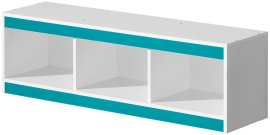 Polica Guliver 10 - tirkizna