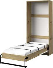 Okomiti krevet u ormaru Nero 15 - 90x200 cm – mat