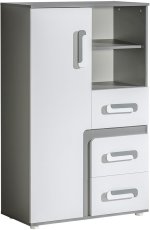 Visoka komoda Apetito 06 – antracit