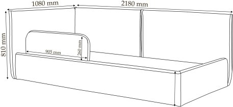 Constanta - Podizni krevet Kidi - 90x200 cm