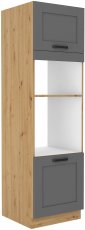 Visoki element Luna - dustgrey/artisan hrast - 60 cm DPM-210 2F