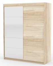 ADRK Furniture - Ormar s kliznim vratima Esti - 180 cm - sonoma