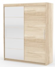 ADRK Furniture - Ormar s kliznim vratima Esti - 180 cm - sonoma