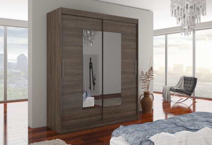 ADRK Furniture - Ormar s kliznim vratima Rosette - 180 cm
