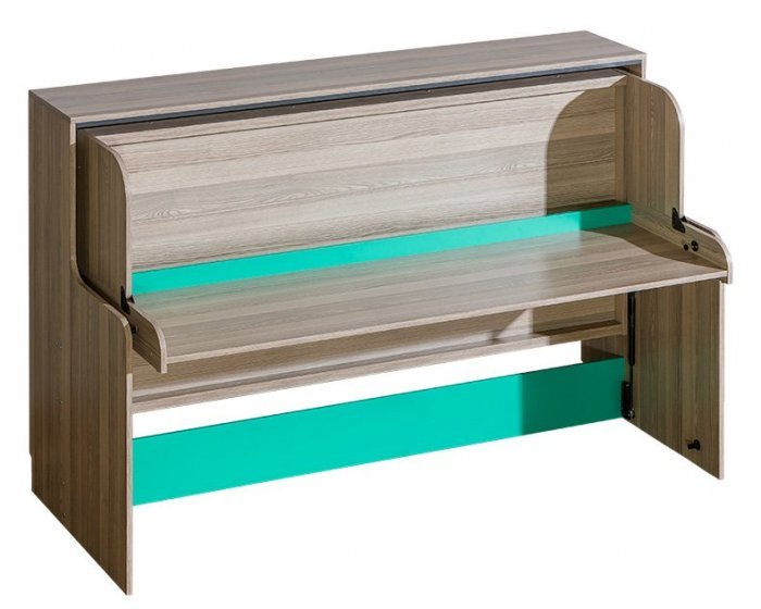 Dolmar - Krevet koji se pretvara u radni stol Ultimo U16 - 90x200 cm - koimbra+zelena