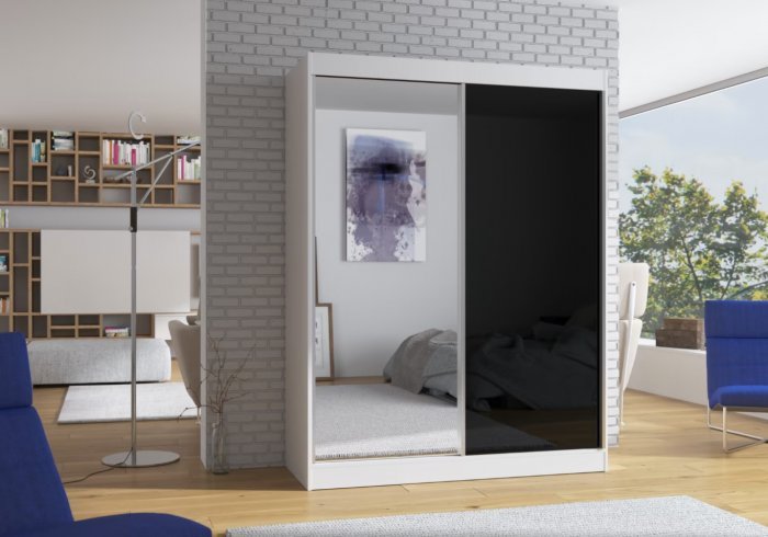 ADRK Furniture - Ormar s kliznim vratima Moreno - 150 cm
