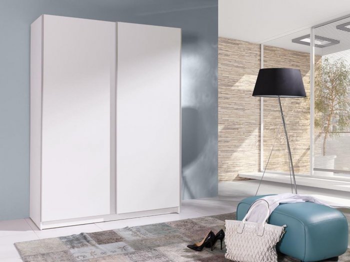 ADRK Furniture - Ormar s kliznim vratima Alando 1 - bijela