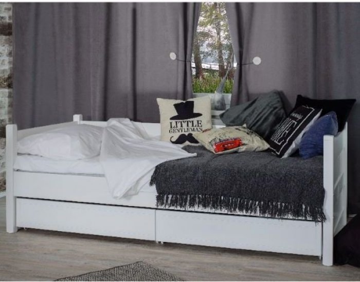 Krevet Marjetica - 90x200 cm - bijela