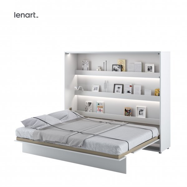 Bed Concept - Krevet u ormaru Lenart - Bed Concept 14 - 160x200 cm - bijela