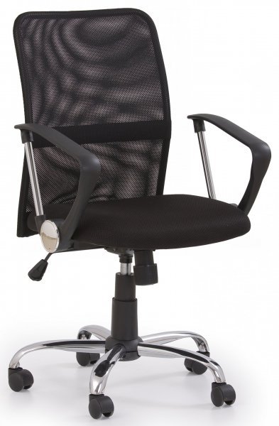 Halmar - Dječja radna stolica Tony - crna