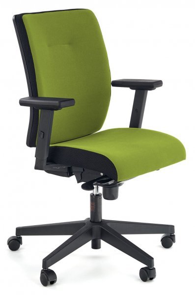 Halmar - Uredska stolica Pop - crna/zelena