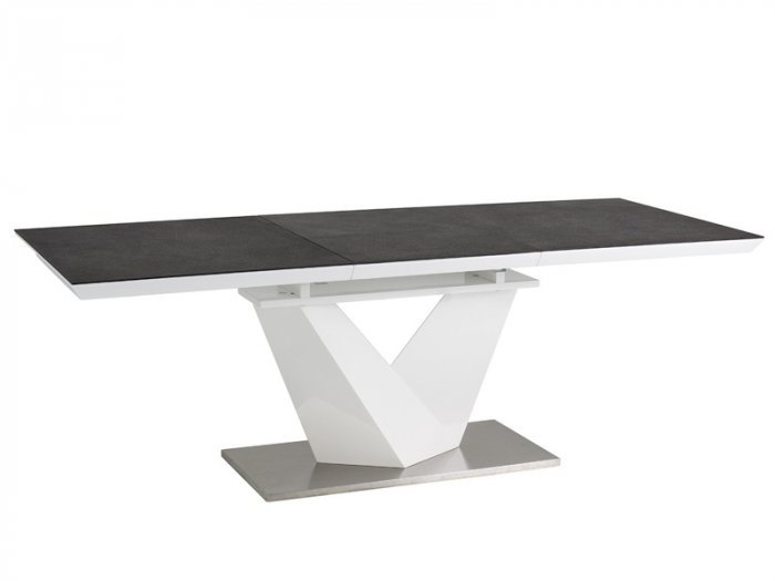 Signal - Blagovaonski stol Alaras II 160 cm - sivi 