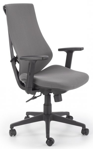 Halmar - Managerska stolica Rubio - siva / crna