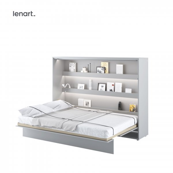 Bed Concept - Krevet u ormaru Lenart - Bed Concept 04 - 140x200 cm - siva