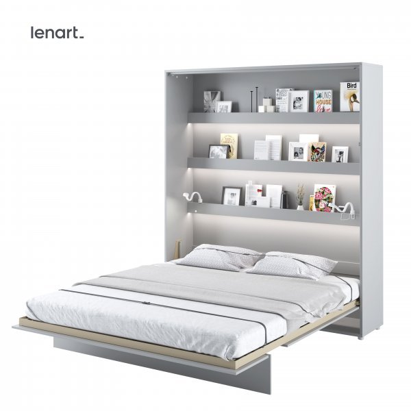 Bed Concept - Krevet u ormaru Lenart - Bed Concept 13 - 180x200 cm - siva